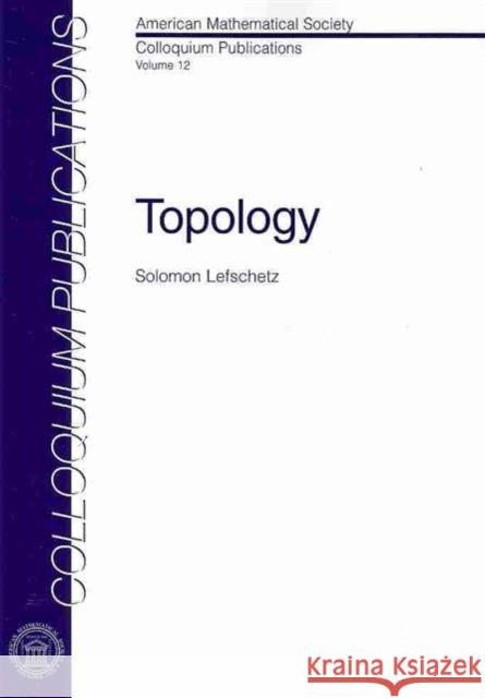 Topology  9780821846032 American Mathematical Society