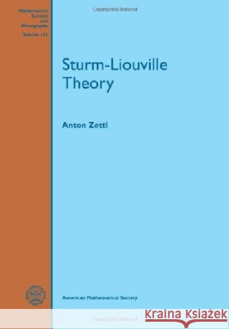 Sturm-Liouville Theory  Zettl, Anton 9780821852675