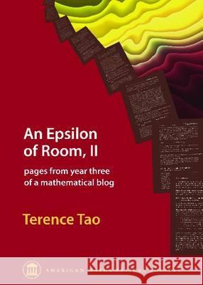An Epsilon of Room, II : pages from year three of a mathematical blog Tao, Terence 9780821852804 