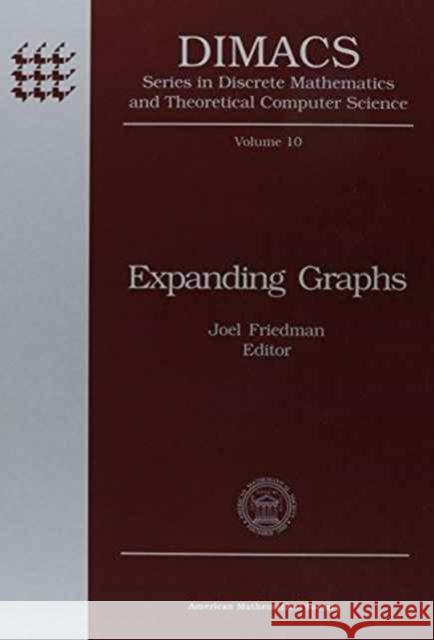 Expanding Graphs : Expander Graphs Workshop  9780821866023 American Mathematical Society