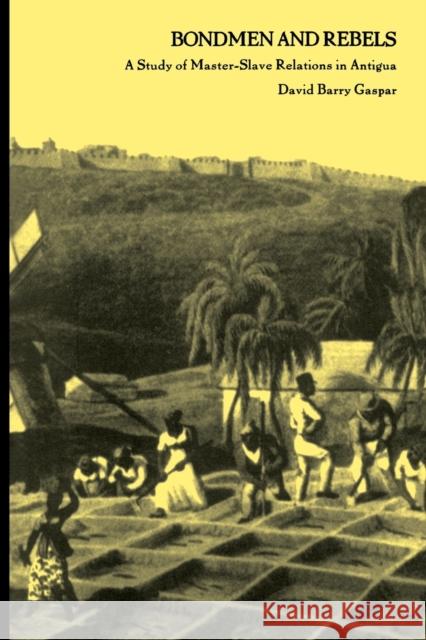 Bondmen and Rebels: A Study of Master-Slave Relations in Antigua Gaspar, David Barry 9780822313366