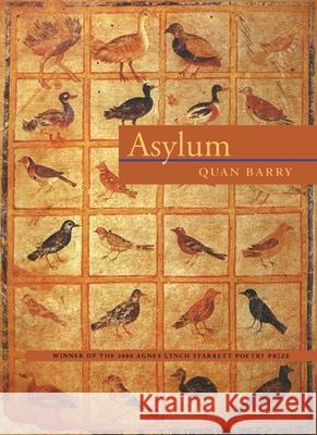 Asylum Quan Barry 9780822957690 University of Pittsburgh Press