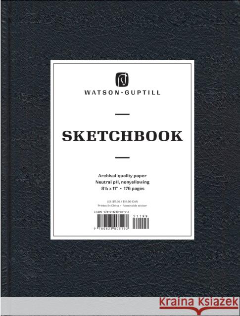 Large Sketchbook (Kivar, Black) Watson-Guptill 9780823005192 Watson-Guptill Publications