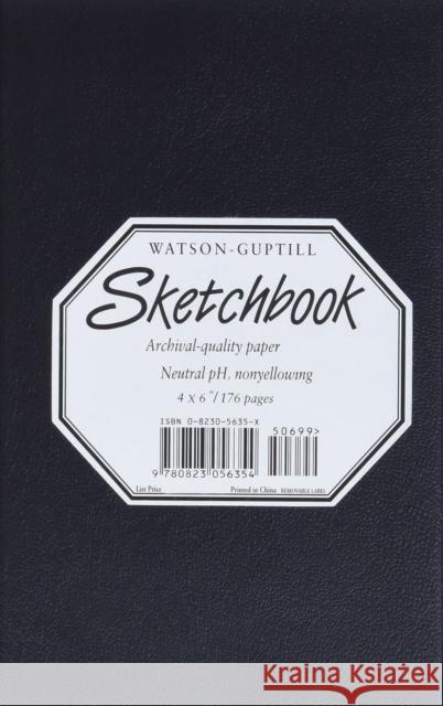 Small Sketchbook (Kivar, Black): Black Watson Guptill Publications 9780823056354 Watson-Guptill Publications