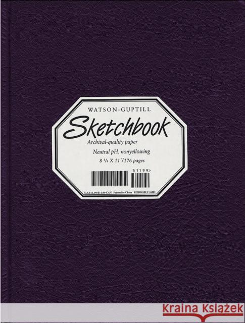 Large Sketchbook (Kivar, Blackberry) Watson-Guptill Publications 9780823057191