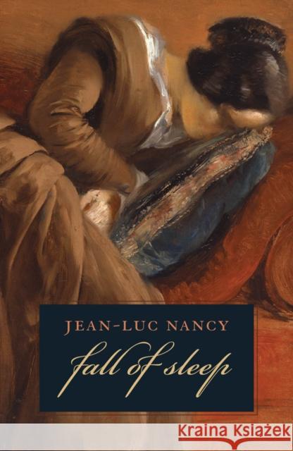 The Fall of Sleep Jean-Luc Nancy 9780823231171