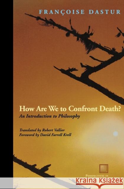 How Are We to Confront Death?: An Introduction to Philosophy Dastur, Françoise 9780823242405 0