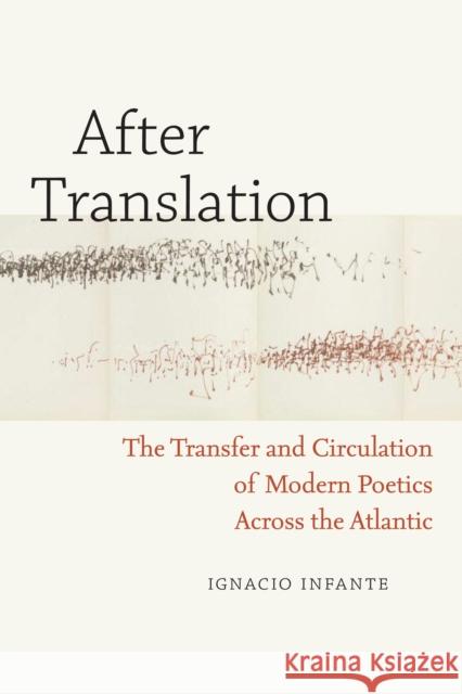 After Translation: The Transfer and Circulation of Modern Poetics Across the Atlantic Infante, Ignacio 9780823251780