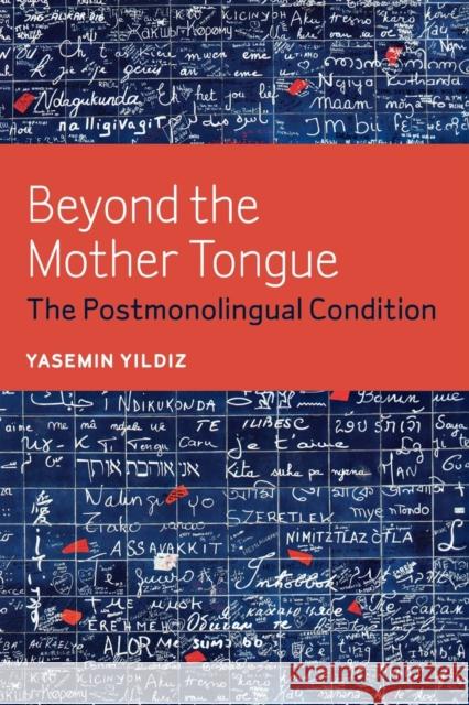 Beyond the Mother Tongue: The Postmonolingual Condition Yildiz, Yasemin 9780823255757 Fordham University Press