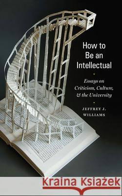 How to Be an Intellectual: Essays on Criticism, Culture, and the University Jeffrey J. Williams 9780823263806 Fordham University Press