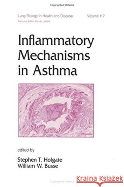 Inflammatory Mechanisms in Asthma Stephen T. Holgate S. T. Holgate William W. Busse 9780824701222 Marcel Dekker