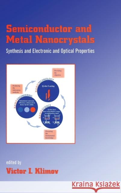 Semiconductor and Metal Nanocrystals: Synthesis and Electronic and Optical Properties Klimov, Victor I. 9780824747169