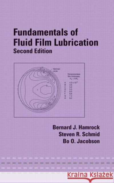 Fundamentals of Fluid Film Lubrication Bernard J Hamrock 9780824753719 0