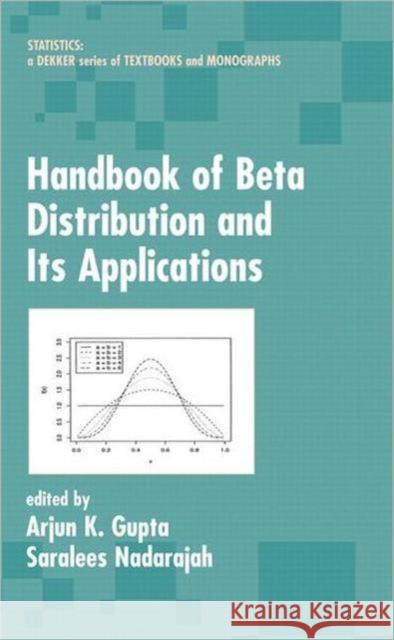 Handbook of Beta Distribution and Its Applications Arjun K. Gupta Saralees Nadarajah 9780824753962 Marcel Dekker