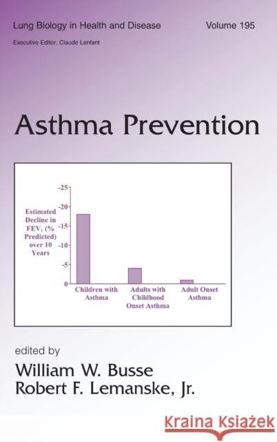 Asthma Prevention Robert Lemanske William W. Busse Busse W. Busse 9780824754099 Informa Healthcare