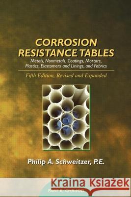 Corrosion Resistance Tables: Part B Philip A. Schweitzer, P.E.   9780824756741