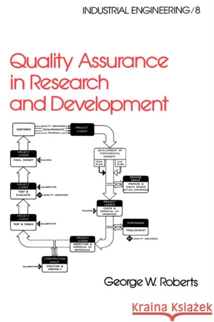 Quality Assurance in Research and Development George W. Roberts Robin Roberts 9780824770716 CRC