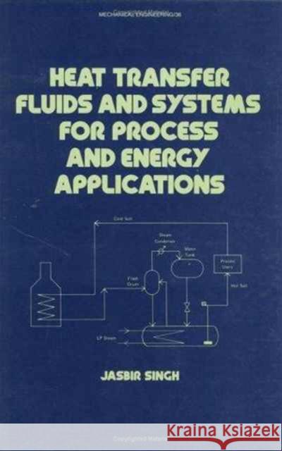 Heat Transfer Fluids and Systems for Process and Energy Applications J. Singh Jasbir Singh V.P. Ed. Tatla Dar Tatla Dar Singh 9780824771911 CRC