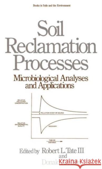 Soil Reclamation Processes: Microbiological Analyses and Applications Tate, Robert L. 9780824772864 Marcel Dekker