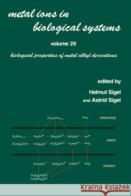 Metal Ions in Biological Systems: Volume 29: Biological Properties of Metal Alkyl Derivatives Sigel, Helmut 9780824790226 CRC