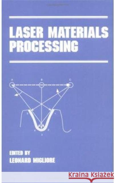 Laser Materials Processing Leonard Migliore Migliore R. Migliore Leonard R. Migliore 9780824797140 CRC