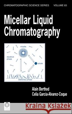 Micellar Liquid Chromatography Alain Berthod Celia Garcia-Alvarez 9780824799939 Marcel Dekker