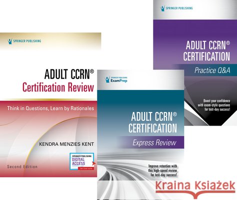 Adult Ccrn(r) Certification Complete Review Study Bundle Kendra Menzie Springer Publishing Company 9780826145475