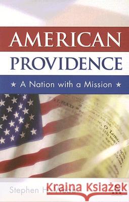 American Providence Webb, Stephen H. 9780826418555