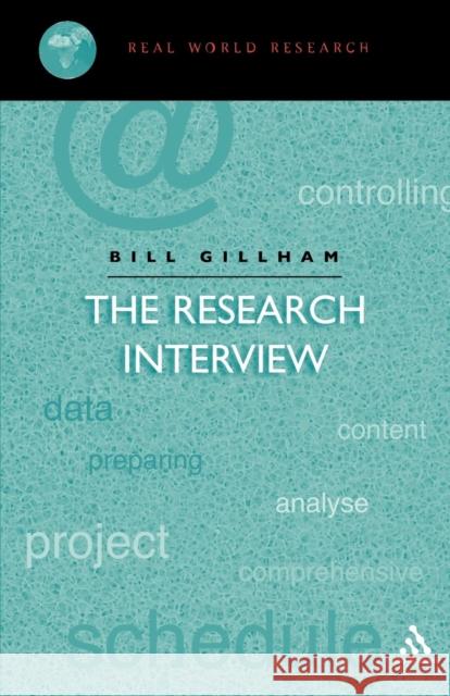 Research Interview Gillham, Bill 9780826447975