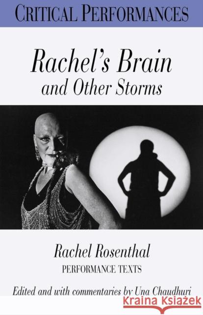 Rachel's Brain and Other Storms Rosenthal, Rachel 9780826448972 0