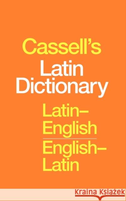 Cassell's Latin Dictionary Simpson, D. P. 9780826453785 0