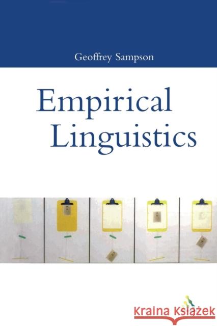 Empirical Linguistics Geoffrey Sampson 9780826457943