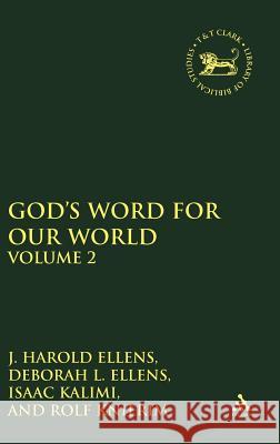 God's Word for Our World, Vol. 2 Ellens, Deborah L. 9780826469755