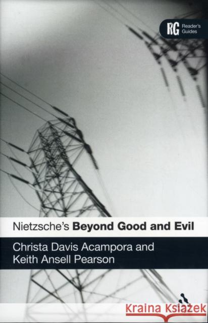 Nietzsche's 'Beyond Good and Evil': A Reader's Guide Davis Acampora, Christa 9780826473646