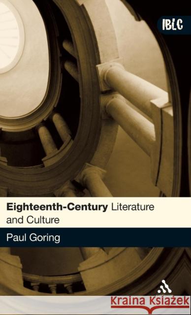 Eighteenth-Century Literature and Culture Goring, Paul 9780826485649 0