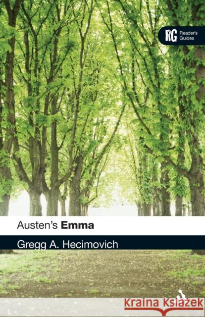 Austen's Emma Hecimovich, Gregg A. 9780826498489 0