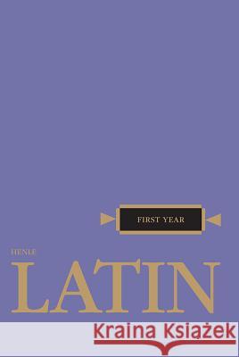 Henle Latin First Year Robert J. Henle S. J. Henle 9780829410266 Loyola Press