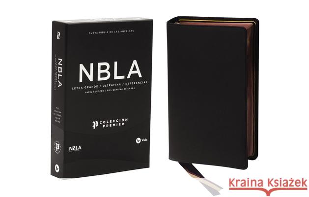 Nbla Biblia Ultrafina, Letra Grande, Colección Premier, Negro Vida 9780829730579 Vida Publishers