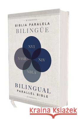 Biblia paralela bilingue NVI, NIV, NBLA, NASB, Tapa Dura Vida Vida 9780829736496 Vida