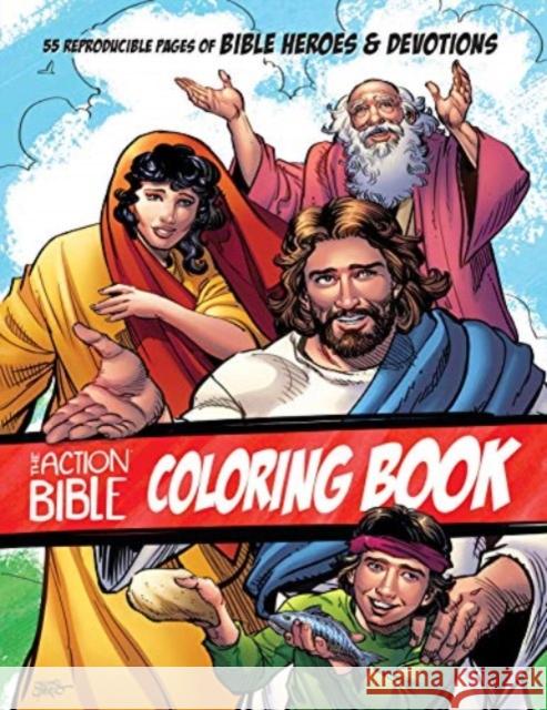 The Action Bible Coloring Book Cariello, Sergio 9780830775903 David C. Cook