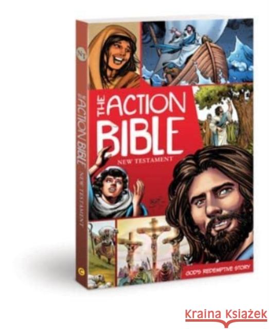 The Action Bible New Testament: God's Redemptive Story Sergio Cariello 9780830782918 David C Cook