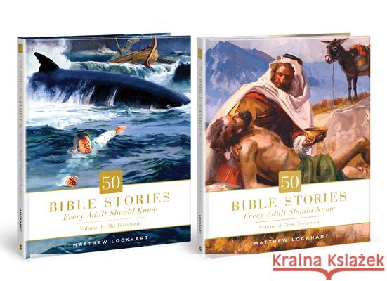 50 Bible Stories Every Adult Should Know: Two-Volume Set Matthew Lockhart 9780830784554 David C Cook