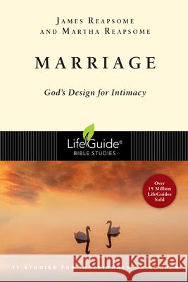 Marriage: God's Design for Intimacy Martha Reapsome James Reapsome 9780830830565 InterVarsity Press