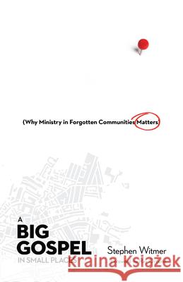 A Big Gospel in Small Places: Why Ministry in Forgotten Communities Matters Stephen Witmer Raymond C. Ortlun 9780830841554 IVP Books