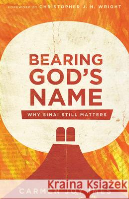 Bearing God's Name: Why Sinai Still Matters Carmen Joy Imes 9780830852697 IVP Academic