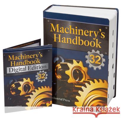 Machinery's Handbook & Digital Edition Combo: Large Print Erik Oberg Franklin D. Jones Holbrook Horton 9780831142322
