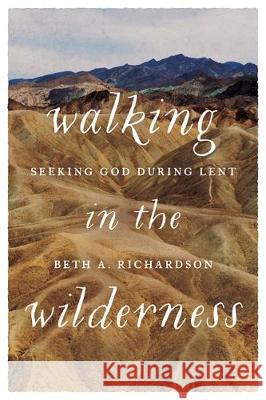 Walking in the Wilderness: Seeking God During Lent Beth a Richardson 9780835819336