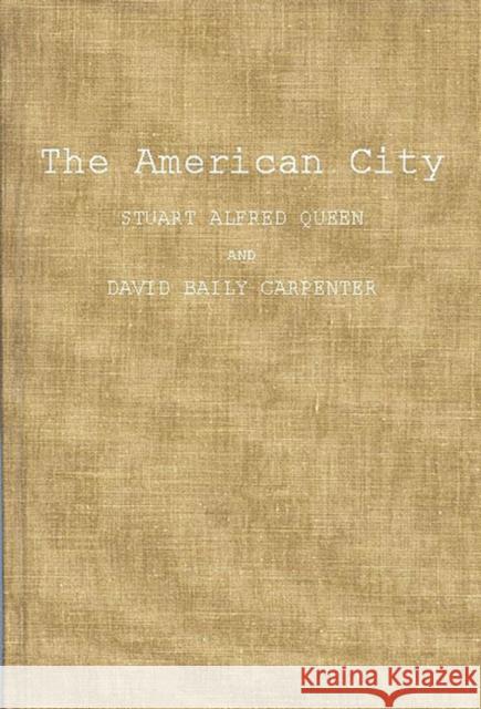American City Ellery Queen Stuart Alfred Queen Queen 9780837156323 Greenwood Press