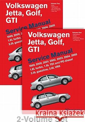 Volkswagen Jetta, Golf, GTI (A4) Service Manual: 1999, 2000, 2001, 2002, 2003, 2004, 2005: 1.8l Turbo, 1.9l Tdi Diesel, Pd Diesel, 2.0l Gasoline, 2.8l Bentley Publishers 9780837616780 Bentley Publishers