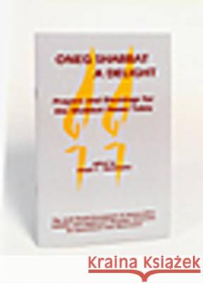 Oneg Shabbat a Delight Joseph F. Mendelsohn 9780838102312 United Synagogue of Conservative Judaism